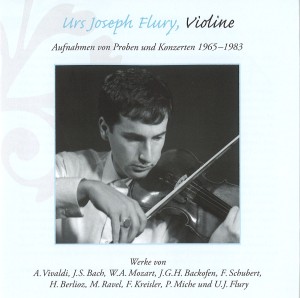 Urs Joseph Flury, Violine